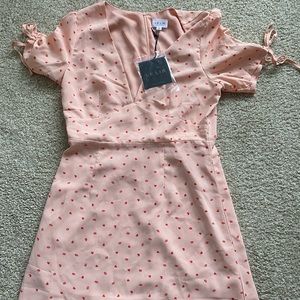 Beautiful Pink Dress with hearts & xoxo